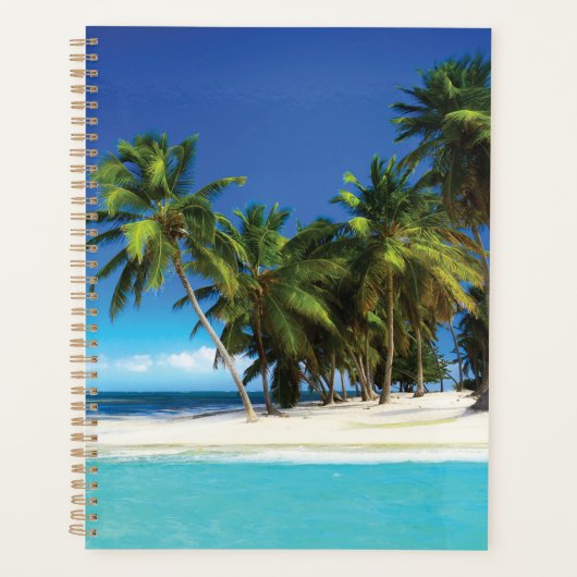 Exotische strandwerend kussens planner (Voorkant)