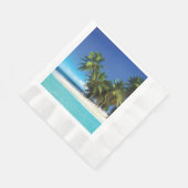Exotische strandwerend kussens servet (Hoek)