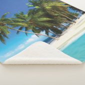 Exotische strandwerend kussens sherpa deken (3/4)