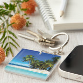 Exotische strandwerend kussens sleutelhanger (Voorkant Rechts)