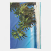 Exotische strandwerend kussens theedoek (Verticaal)