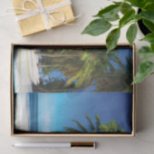 Exotische strandwerend kussens tissuepapier (Geschenk)