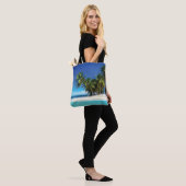 Exotische strandwerend kussens tote bag (Op model)