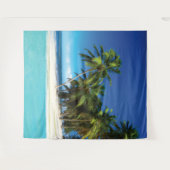 Exotische strandwerend kussens wandkleed (Voorkant (horizontaal))