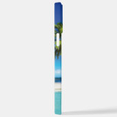 Exotische strandworp kussen iPhone hoesje (Rechterkant)