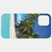 Exotische strandworp kussen iPhone hoesje (Achterkant horizontaal)