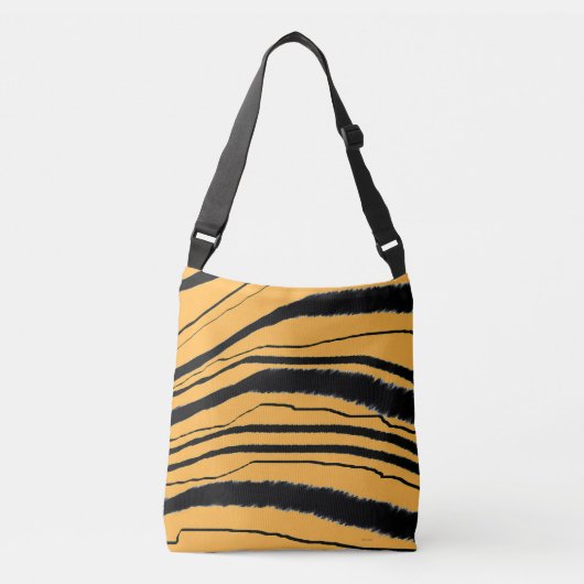 EXOTISCHE TIGER AFDRUKKING CROSSBODY TAS (Voorkant)