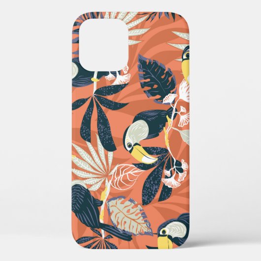 Exotische Toucan Oerwoud Scène Case-Mate iPhone Case (Achterkant)