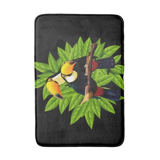 Exotische Toucannen Badmat (Voorkant Verticaal)