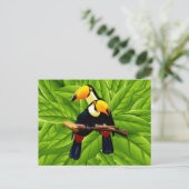 Exotische Toucannen Briefkaart (Staand voorkant)