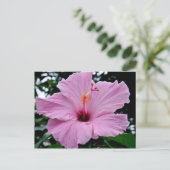 Exotische trompetbloem briefkaart (Staand voorkant)