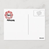 Exotische trompetbloem briefkaart (Achterkant)