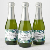 Exotische tropische bachelorette Cocktail Party fl Sparkling Wijnetiket (Flessen)