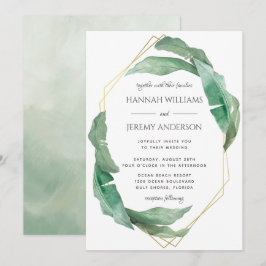 Exotische tropische banaan laat een geotoire bruil kaart