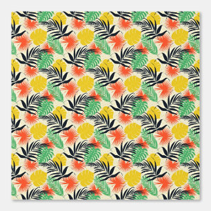 Exotische tropische bladeren behang