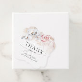 Exotische tropische bloemen bruiloft dank u bedankjes labels (In situ)