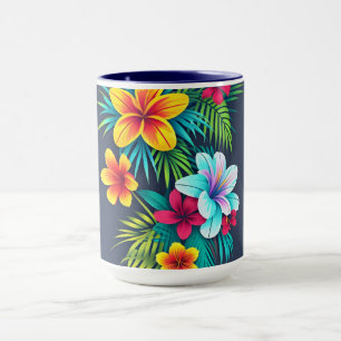 Exotische Tropische Bloemen Mok