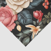 Exotische  tropische bloemen tissuepapier (Detail)