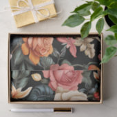 Exotische  tropische bloemen tissuepapier (Geschenk)