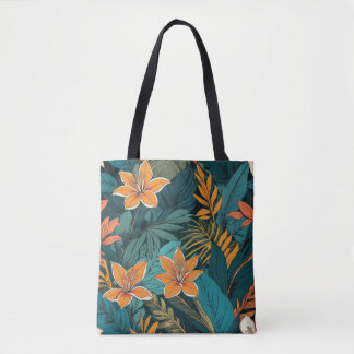 Exotische Tropische Bloemen Tote Bag