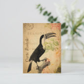 exotische tropische draak vogelgriep Frans Briefkaart (Staand voorkant)