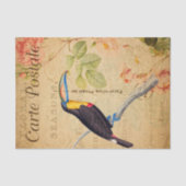  exotische tropische draak vogelgriep Frans Tissuepapier (Voorkant)