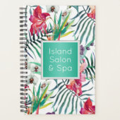 Exotische tropische eiland stijl bloemmotief planner (Voorkant)