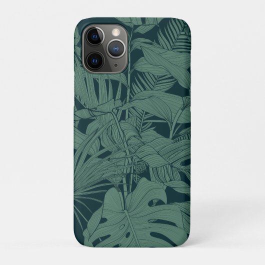 Exotische tropische lijn illustratie. Case-Mate iPhone case (Achterkant)