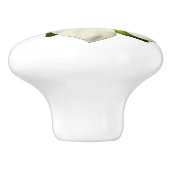 Exotische Tropische Magnolia Bloesem Trouwbloem Keramische Knop (Zijkant)