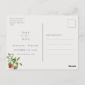 Exotische Tropische Oerwoud Weddenschap Opslaan Da Briefkaart (Achterkant)