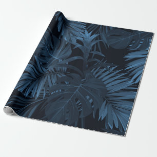 Exotische tropische ondergrond met hawaiian pl cadeaupapier