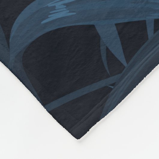 Exotische tropische ondergrond met hawaiian pl fleece deken (Hoek)