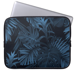 Exotische tropische ondergrond met hawaiian pl laptop sleeve