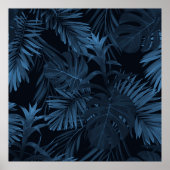 Exotische tropische ondergrond met hawaiian pl poster (Voorkant)