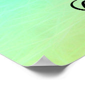 *~* Exotische tropische PALM-boomstam AP13 Poster (Hoek)