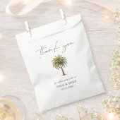 EXOTISCHE tropische palmboom dank u Bedankzakje (Geknipt)