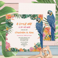 Exotische Tropische Papegaai Jungle Baby Shower