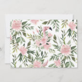 Exotische Tropische Roze Flamingo Graduation Party Kaart (Achterkant)