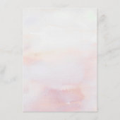 Exotische tropische strand bruiloft informatie gas informatiekaartje (Achterkant)