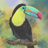 Exotische Tropische Toco-Sticker - Toucan Bird Sticker (Voorkant)