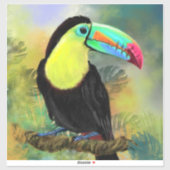 Exotische Tropische Toco-Sticker - Toucan Bird Sticker (Vel)