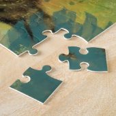 Exotische tropische Toco Toucan Bird Painting Migt Legpuzzel (Zijkant)