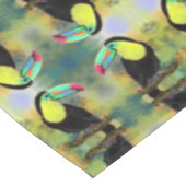Exotische tropische Toco Toucan Bird Tablecloth Tafelkleed (Gekanteld)