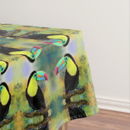 Exotische tropische Toco Toucan Bird Tablecloth Tafelkleed