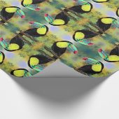 Exotische tropische Toco Toucan-vogel - schilderen Cadeaupapier (Hoek)