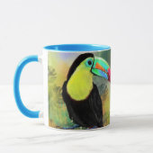 Exotische tropische Toco Toucan-vogel - Schilderen Mok (Links)