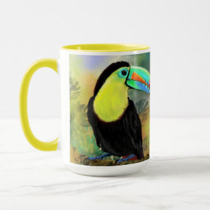 Exotische tropische Toco Toucan-vogel - schilderen Mok