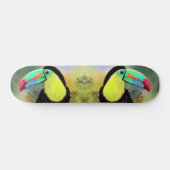 Exotische tropische Toco Toucan-vogel - schilderen Persoonlijk Skateboard (Horizontaal)