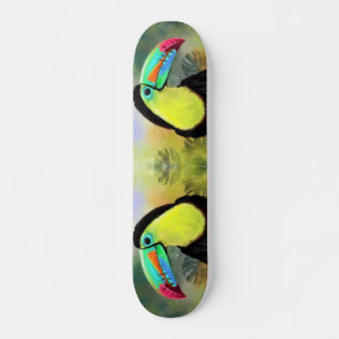 Exotische tropische Toco Toucan-vogel - schilderen Persoonlijk Skateboard
