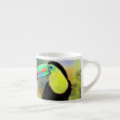 Exotische Tropische Toco Toucan Vogel - Schilderij Espresso Kop (Rechts)